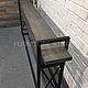  Консоль в стиле лофт. Консоли. furniture store. Ярмарка Мастеров.  Фото №4