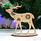 Christmas wooden deer, Christmas gifts, Dimitrovgrad,  Фото №1