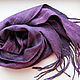 Варежки " Violet mood". Варежки. Viktoriya Kupriyanova. Ярмарка Мастеров.  Фото №5