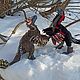  Дейноних по мотивам игры ARK: Survival Evolved. Интерьерная кукла. Workshop: Sayvaris (Ручная работа.). Ярмарка Мастеров.  Фото №9