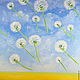 Oil painting on canvas. Dandelions in the sky!, Pictures, Moscow,  Фото №1