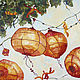 Бумажные фонарики Картина маслом 40х50 см, Картины, Москва,  Фото №1
