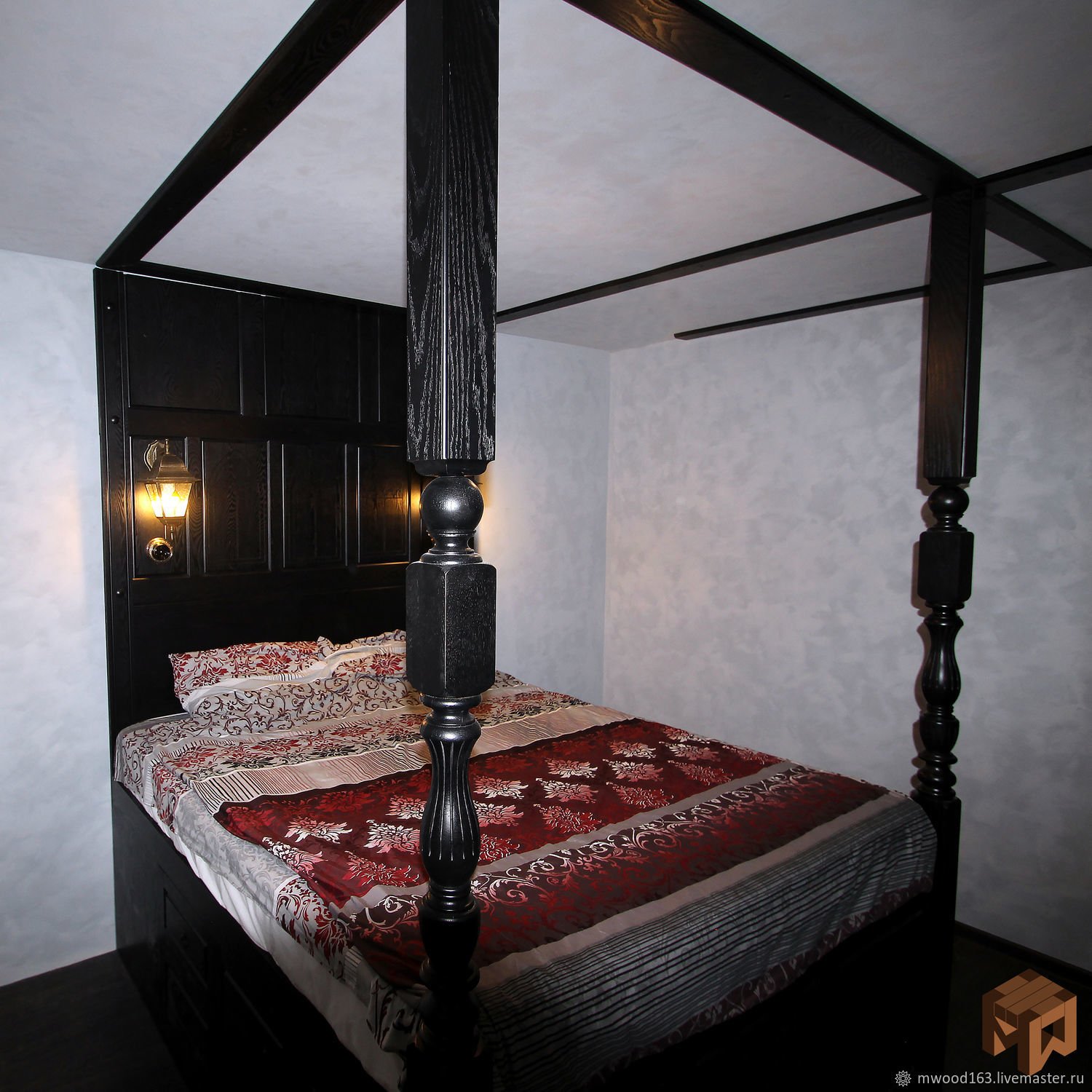 Деревянная кровать – заказать на Ярмарке Мастеров – KWI8ERU | Кровати ...