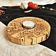 Подсвечник березовый. Подсвечники. Woodcraft_Vorobev. Интернет-магазин Ярмарка Мастеров.  Фото №2
