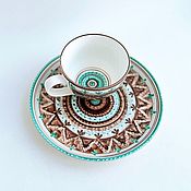 Посуда handmade. Livemaster - original item teacups: Scotland. Handmade.