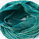 Felted Snood with fringe scarf emerald loop, Snudy1, Abakan,  Фото №1