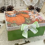 Для дома и интерьера handmade. Livemaster - original item The box of bunnies and pumpkins by Beatrice Potter. Handmade.