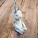 Тедди зайчик ручной работы. Тедди Зверята. Сай Ирина (teddy and toys). Ярмарка Мастеров.  Фото №9