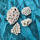 Натуральный белый коралл. Минералы. Gems for Art (Indianstones). Интернет-магазин Ярмарка Мастеров.  Фото №2