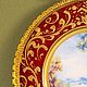 Заказать Винтаж: Декоративная настенная тарелка в бронзовой раме. Антиквариат и Винтаж. Ярмарка Мастеров. . Тарелки декоративные винтажные Фото №3