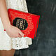 Order Clutch-book, 'the masque of the red death'. BookShelf. Livemaster. . Clutches Фото №3