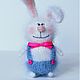 Knitted rabbit toy handmade gift Easter Bunny, Stuffed Toys, Zhukovsky,  Фото №1
