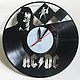 AC/DC уникальные часы из пластинки, Часы из виниловых пластинок, Харьков,  Фото №1