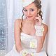 Свадебная вуалетка "Келли"-Женская шляпа. Вуалетка. Bridal Dreams (Свадебные аксессуары). Ярмарка Мастеров.  Фото №5