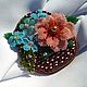 a basket of flowers. Brooch made of Japanese glass seed beads. Brooches. Elena Borkova (divelen). My Livemaster. Фото №5