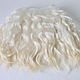Tress for doll hair of the Angora goat breed hand-made Hair for dolls (white, natural, washed) Curls Curls for doll Hair for dolls to buy Handmade Fair Masters
