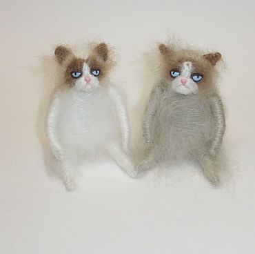 Куклы и игрушки ручной работы. Ярмарка Мастеров - ручная работа Депрессивный кот. Handmade.