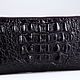 Клатч из натуральной кожи крокодила IMA0081B1. Клатчи. CrocShop товары из экзотической кожи. Ярмарка Мастеров.  Фото №6