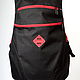 Black Red Anatomic Backpack. Backpacks. Lollypie - Modiste Cat. My Livemaster. Фото №6