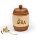 Barrel for honey 'Royal' Honey barrel 1,5 kg. Art.7028. Jars. SiberianBirchBark (lukoshko70). Online shopping on My Livemaster.  Фото №2