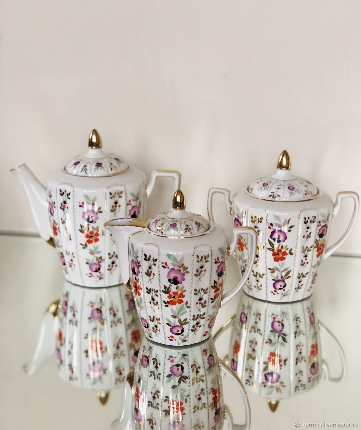 Винтаж: Сервиз Песочное 1957 г. в интернет-магазине на Ярмарке Мастеров ...