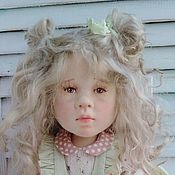 Текстильная интерьерная кукла Анечка