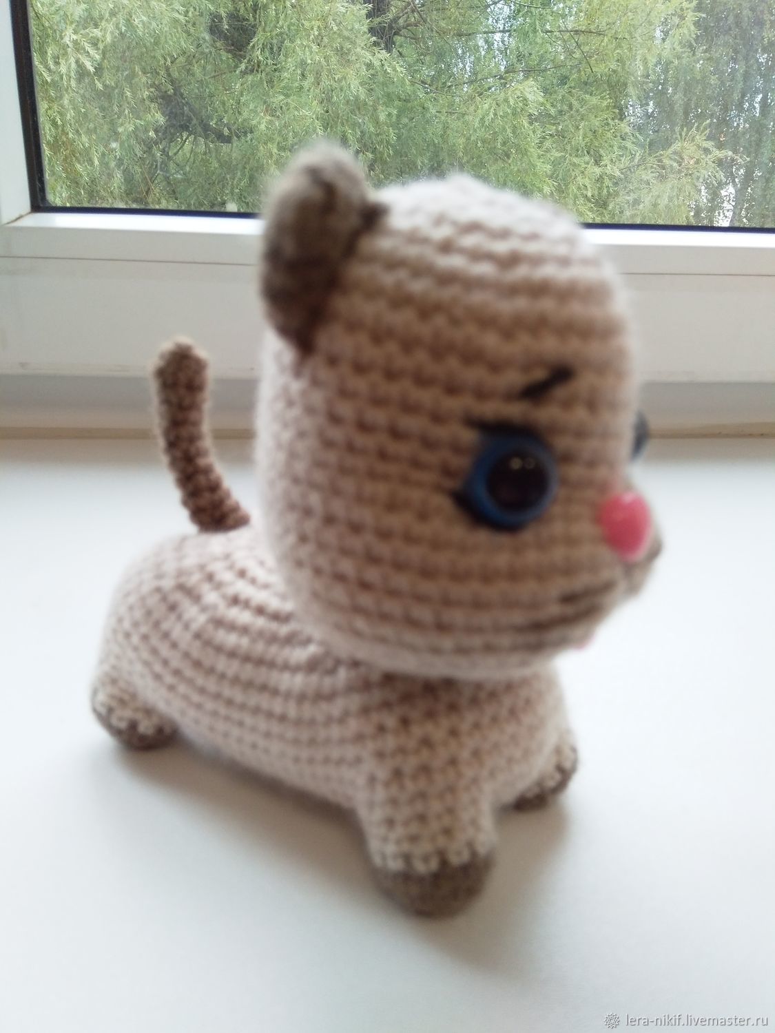 Котенок крючком
