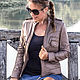 Women's leather jacket . Jacket made of genuine leather, Outerwear Jackets, Denpasar,  Фото №1