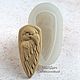 Mold Raven 4,8 x 2 cm Silicone Mold for cabochons and pendants, Molds for making flowers, Astrakhan,  Фото №1