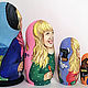 Order Copy of Custom nesting doll Portrait matryoshka 5 pieces. baklanchik11. Livemaster. . Dolls1 Фото №3