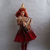 Шарнирная кукла: Маленькая клоунесса