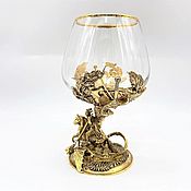 Посуда handmade. Livemaster - original item Cognac glass George the Victorious. Handmade.