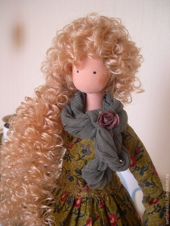 Интерьерная кукла Татьяна – заказать на Ярмарке Мастеров – 6AFIBRU ...
