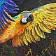 Сине-желтая экспрессия. Попугай ара, Картины, Зеленоград,  Фото №1