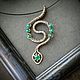 Змейка. Подвеска. Nastiva Jewelry / Анастасия Иванова. Интернет-магазин Ярмарка Мастеров.  Фото №2