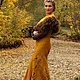 Валяное платье "Золото осени". Платья. Юлия Удовинчук (Simba71). Ярмарка Мастеров.  Фото №5