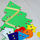 Order Lacing game for kids made of felt: Christmas tree. Children's mood. Livemaster. . Lacing cards Фото №3