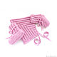 Order Children's hats: beanie and booties, pink set. babyshop. Livemaster. . Baby hat Фото №3