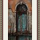 Order Pastel painting Venetian door(turquoise orange grey). Pastelena. Livemaster. . Pictures Фото №3