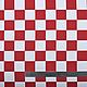 Large checkered fabric, red and white checkered. Fabric. sartoria-1. My Livemaster. Фото №4