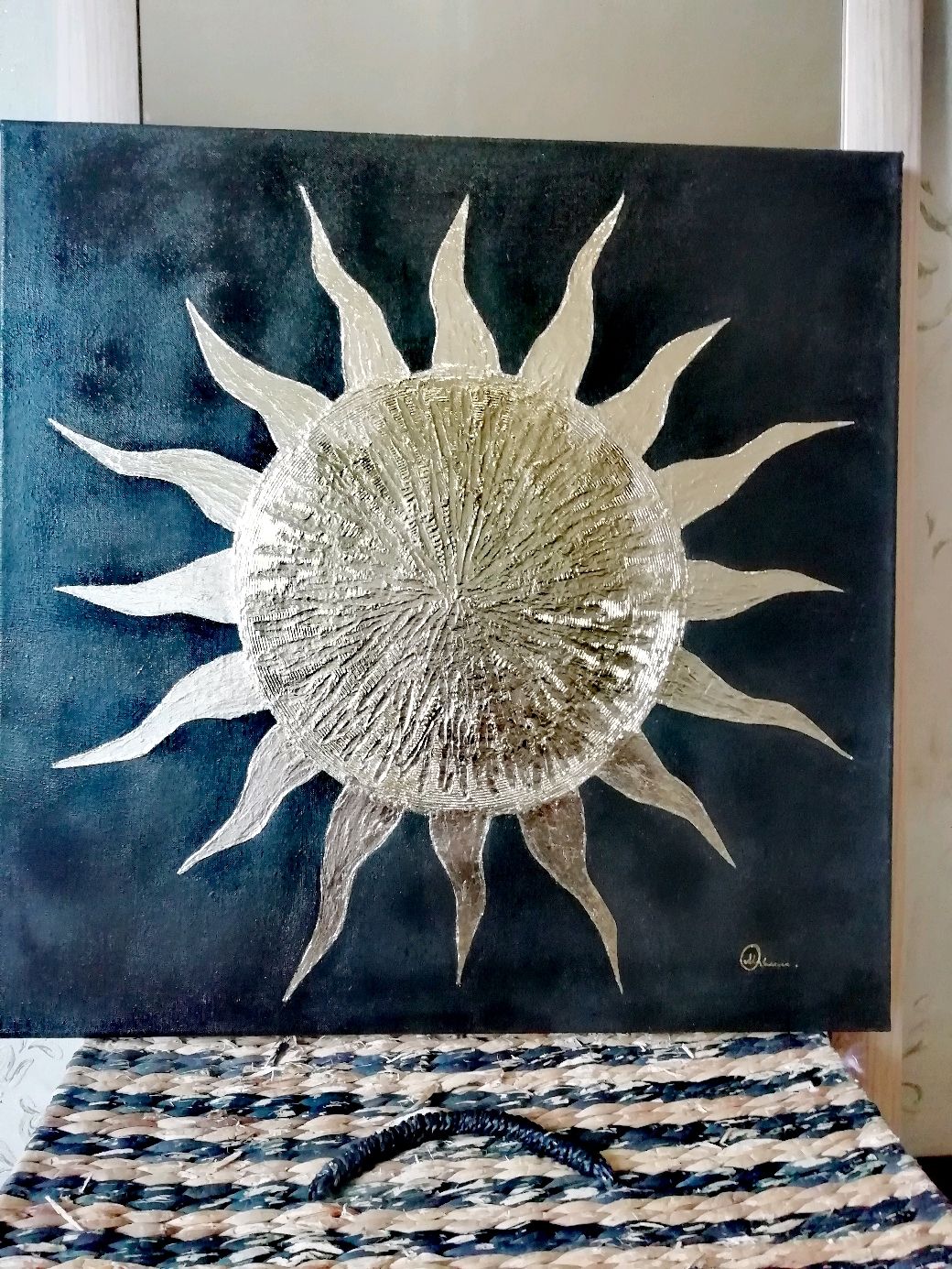 Картина " Солнце" – заказать на Ярмарке Мастеров – PT8FWRU | Картины ...