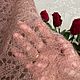 Палантин /шарф/ Мираж тонкий, нежный, лёгкий. Палантины. Вязаное совершенство. Ярмарка Мастеров.  Фото №6