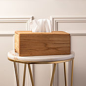 Для дома и интерьера handmade. Livemaster - original item Wooden napkin dispenser made of oak in natural color. Handmade.