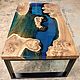 Table of epoxy resin. Tables. Mitkin_workshop. Online shopping on My Livemaster.  Фото №2