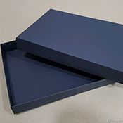 Коробка 25x25x3,5 см, белый гофрокартон, тип "пицца"
