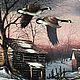 Винтаж: Тарелочка ЛЕТЯТ УТКИ Terry Redlin. Тарелки винтажные. Французский винтаж. Интернет-магазин Ярмарка Мастеров.  Фото №2