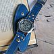 Order Aviator blue wrist watch. MART. Livemaster. . Watches Фото №3