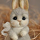 Bunny felted toy. Felted Toy. Felt toy fromKristina Antropova. My Livemaster. Фото №6
