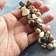 Women's coffee hand bracelet made of natural stones. Bead bracelet. Designer jewelry by Anastasia (NASTYAGP). My Livemaster. Фото №5