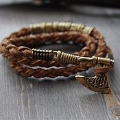Cuff bracelet: Bracelet in Crocodile skin - 